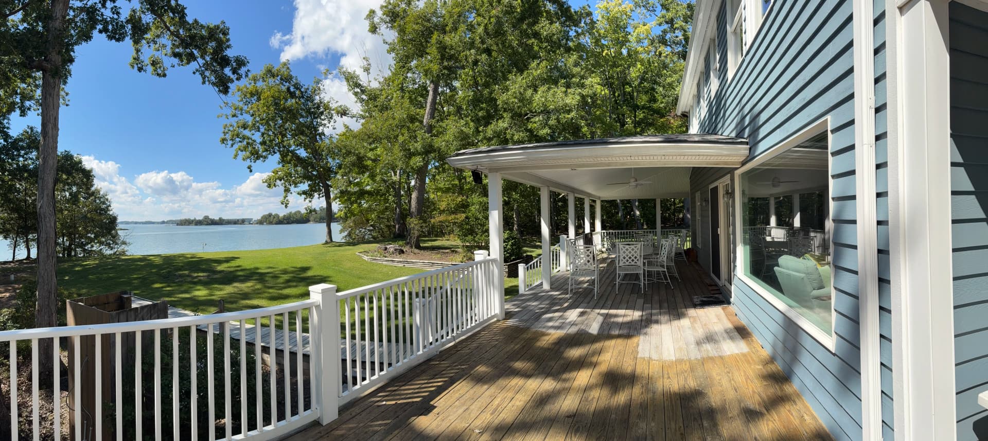 Gallery photos for Waterfront Window Cleaning at a Lancaster County River Home: Image #1