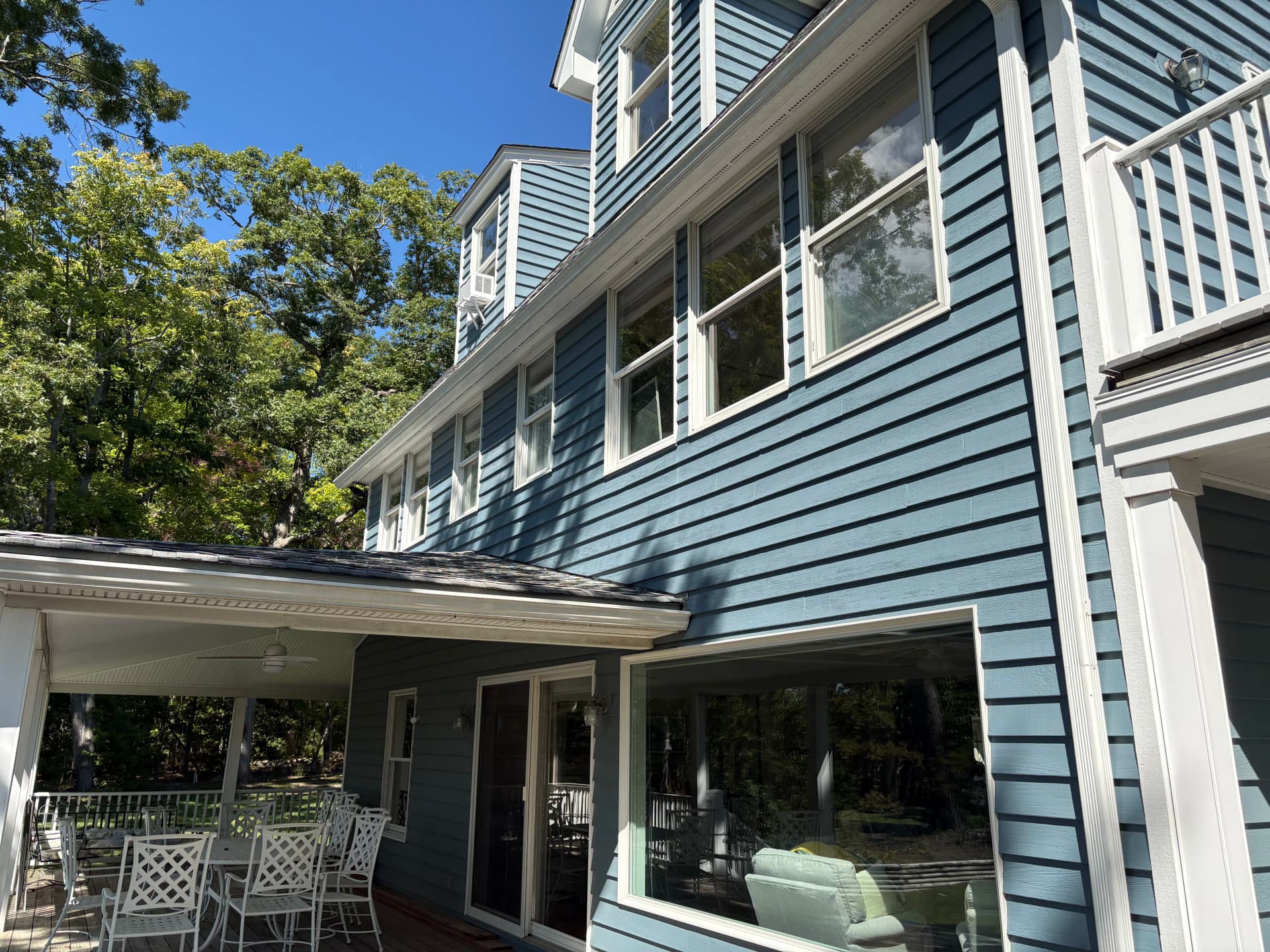 Gallery photos for Waterfront Window Cleaning at a Lancaster County River Home: Image #2