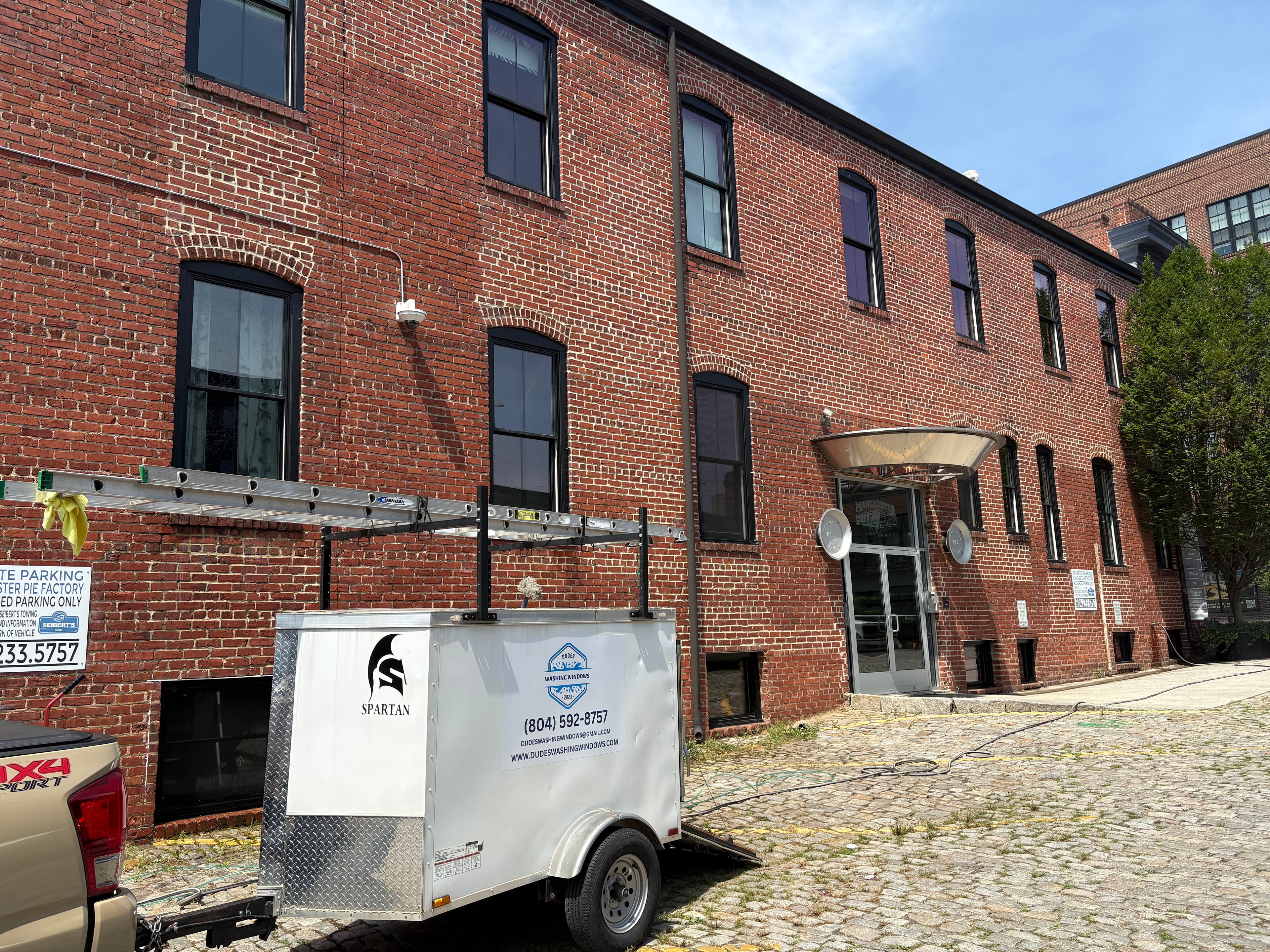 Project Commercial Window and Screen Cleaning at Richmond's Manchester Pie Factory image