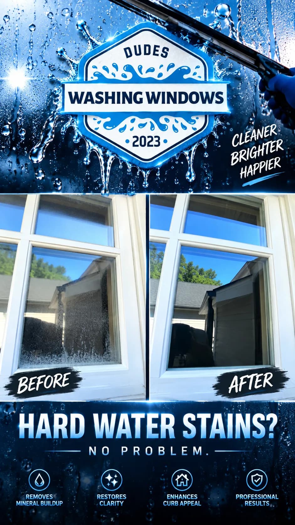 Hard Water Stains on Your Windows? Here's What We Do About It image