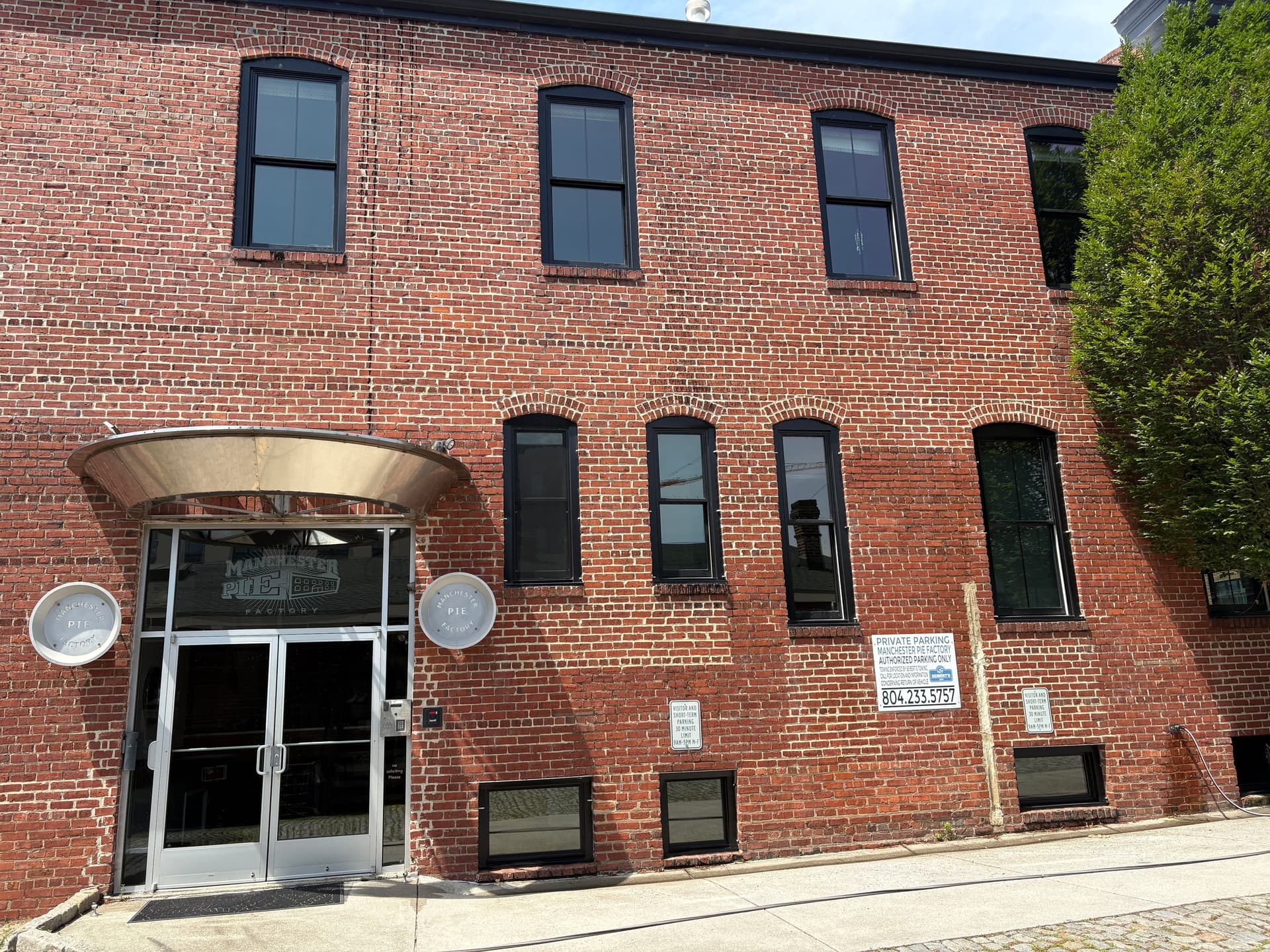 Gallery photos for Commercial Window and Screen Cleaning at Richmond's Manchester Pie Factory: Image #2